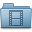 Movie Folder Blue Icon 32x32 png